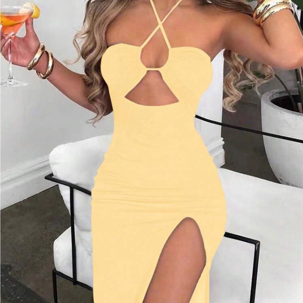 Yellow Maxi Summer Dress